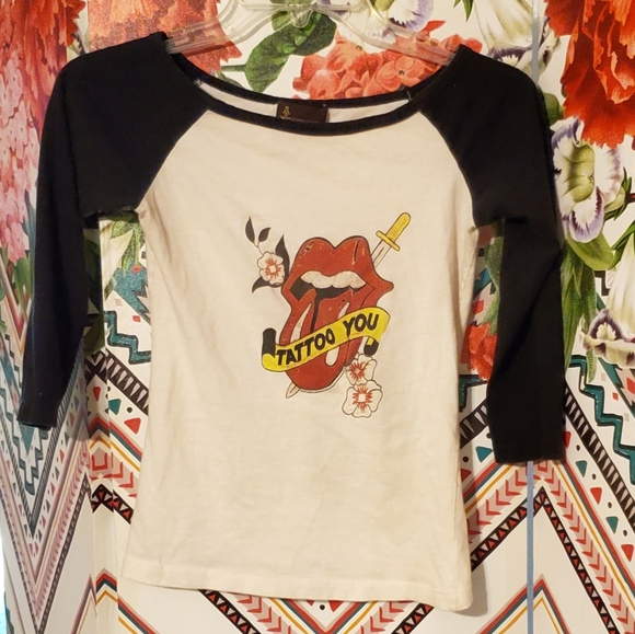 aces & eights Tops - Vintage Baseball Tee